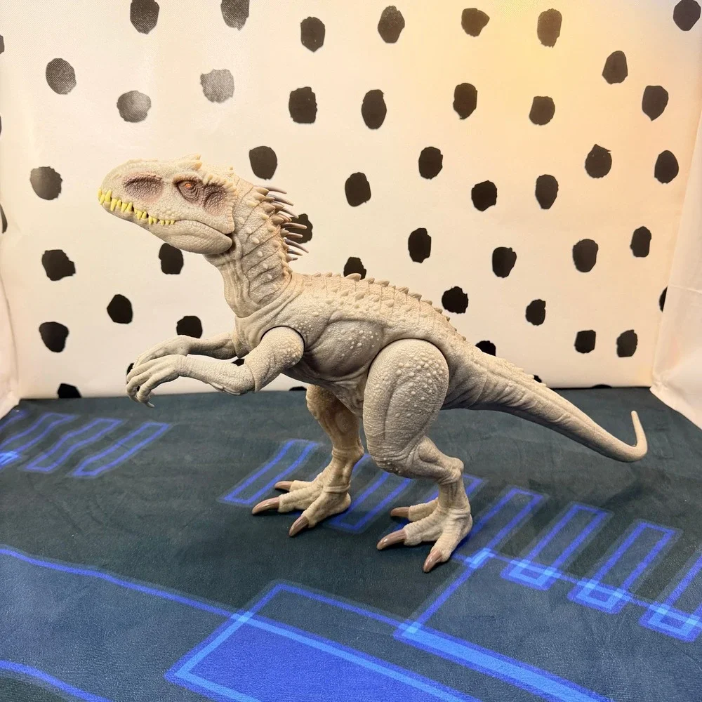 Mattel Jurassic World Indominus Rex Action Figure Kids Gray Dinosaur Toy